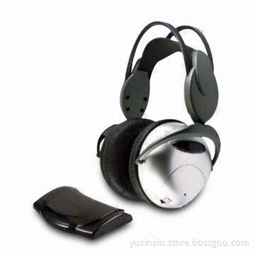 Stereo IR Wireless Headphones with 20Hz to 20kHz Frequency Response and >30dB Separation